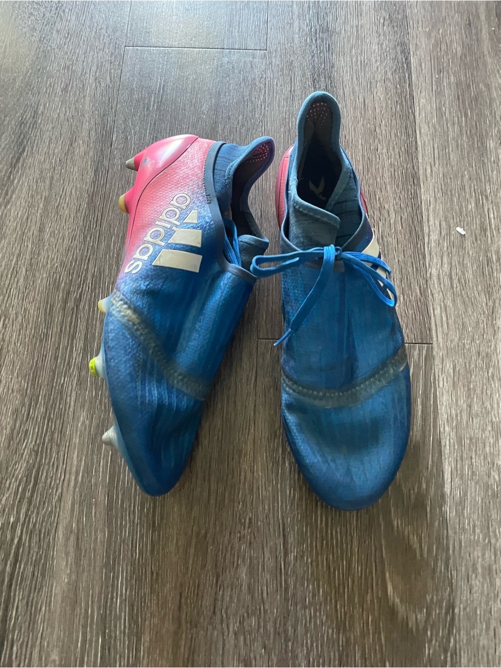 ADIDAS X 16+ PURECHAOS SG ‘Blue Blast’ Size 12 BA9867